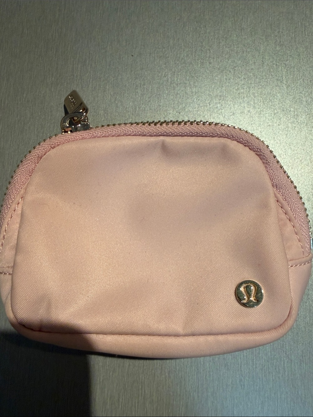 lululemon athletica Blush Pink Small Zip Cosmetic Pouch